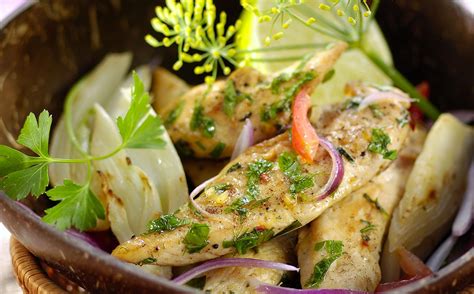 Aiguillettes de poulet au citron vert