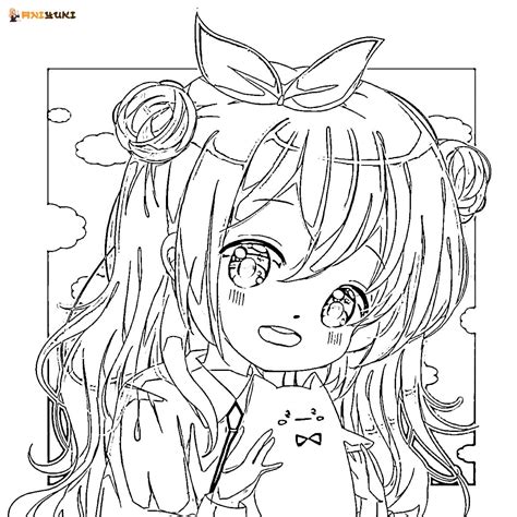 Discover 84 Kawaii Anime Coloring Pages Latest Vn