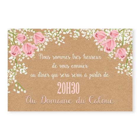 Invitation Repas Mariage Brunch Retour Assortissez Votre Papeterie