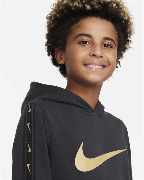 Nike Sportswear Repeat Older Kids Boys Fleece Pullover Hoodie Nike Uk