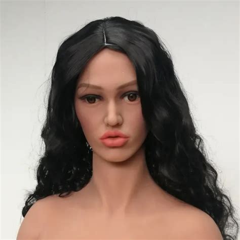 Real Tpe Sex Doll Head Sexy Thick Lips Oral Sex Adult Toys For Men