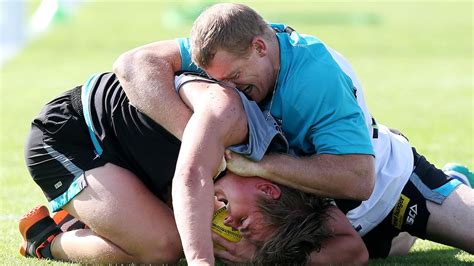 why port adelaide assistant michael voss is biding his time becoming a senior afl coach again