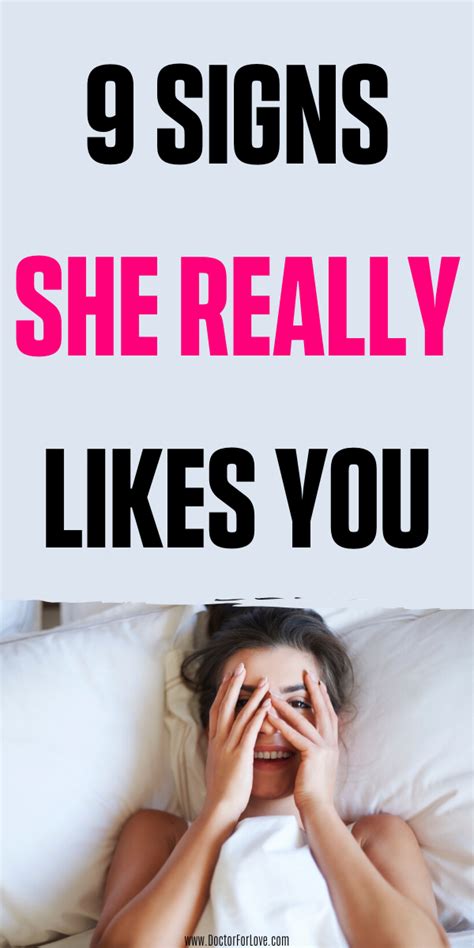 9 Signs She Really Likes You Signs She Likes You How To Know Dating Advice For Men