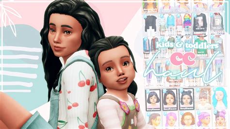 Cutest Kids And Toddlers Maxis Match Cc 🌈💖 Links 5 The Sims 4