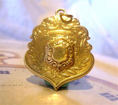Victorian 1890s Pocket Watch Chain Fob 9ct Rolled Gold Ornate Antique