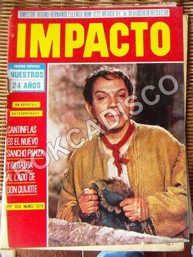 Revista Impacto Cantinflas En Portada Agosto De 1973 MercadoLibre