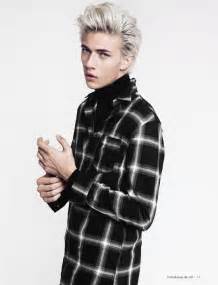 Lucky Blue Smith Rocks Black And White Fashions For Status Spread The