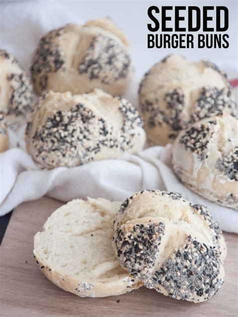 Seeded Burger Buns Recipe Elephantastic Vegan