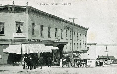 History Of East Lake Street In Downtown Petoskey The 200 Block