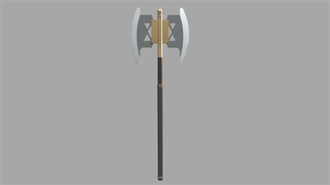 Gimlis Double Bladed Axe Buy Royalty Free 3d Model By Ezuber
