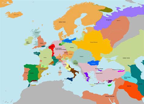 Map Of Europe In The 1400s Zip Code Map Images