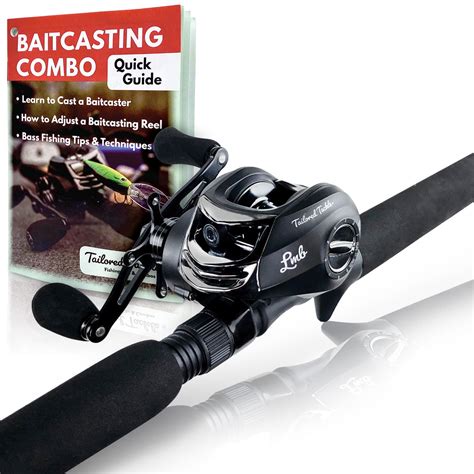 Tailored Tackle Bass Fishing Baitcasting Combo Ft Piece Casting