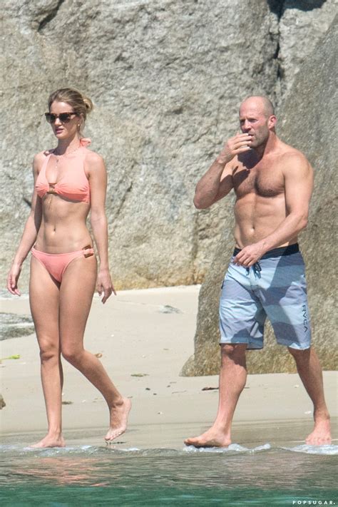 Rosie Huntington Whiteley And Jason Statham Heat Up The Beach In Thailand Jason Statham Rosie