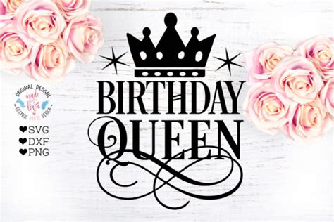 Silhouette Birthday Queen Svg Download Free And Premium Svg Cut Files