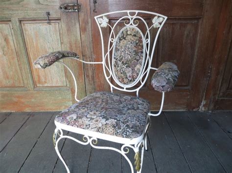 Wrought Iron Chair With Grape Leaves Wrought Iron Catawiki