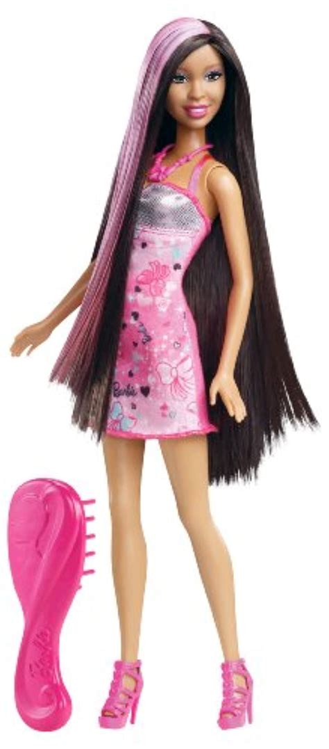 mattel barbie hairtastic long hair nikki doll