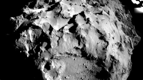 Comet Lander Camera Sees Philaes Hairy Landing Bbc News
