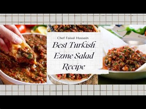 How To Make Ezme Salad Turkish Salad Healthy Salads UCOOK