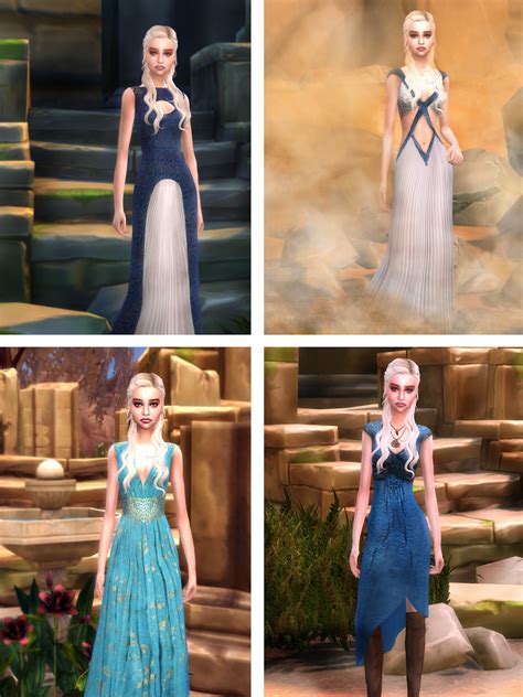 Moon Galaxy Sims The Sims 4 Daenerys Targaryen