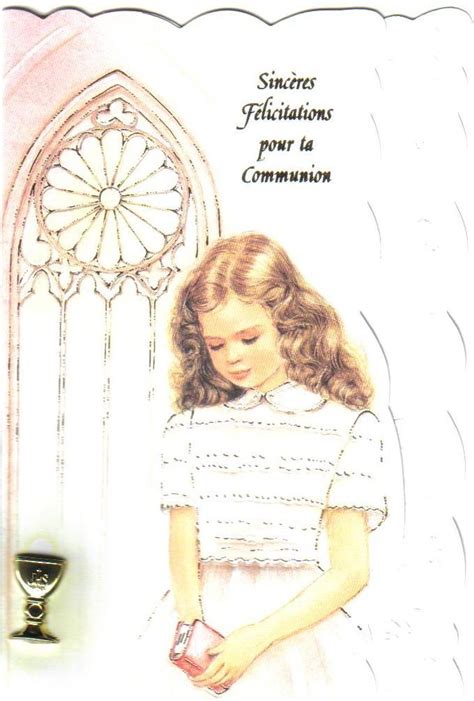 Trouvez des images de stock de carte d'invitation de la première communion. carte de voeux 1ere communion