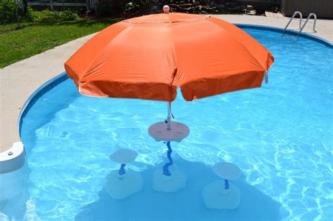 Relaxation Station Swimming Pool Umbrella Table Aughog Products Ahp Outdoors The Best In