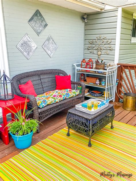 Deck Decorating Ideas For Summer For Under Marty S Musings