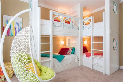 22 Cool Designs Of Bunk Beds For Four Home Design Lover Cool Bunk