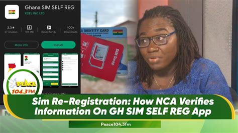 Sim Re Registration How NCA Verifies Information On GH SIM SELF REG