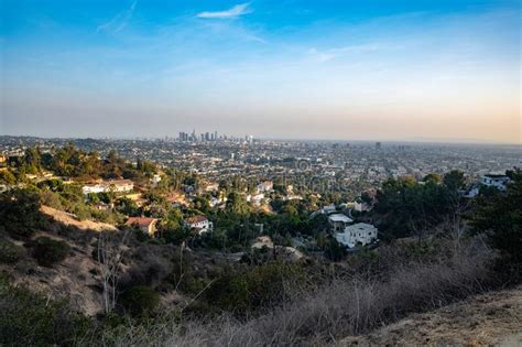 Beautiful Los Angeles Skyline Stock Image Image Of Building