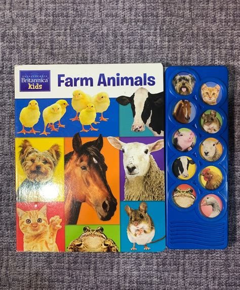 Britannica Kids Farm Animals Soundbook Hobbies And Toys Books