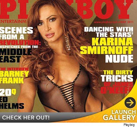 First Look Karina Smirnoff In Playboy Toofab