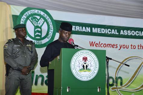 Vp Osinbajo Attends Inauguration Dinner Of Nigeria Medical Association