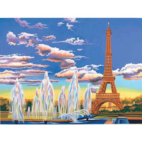 Senior Paint By Numbers Eiffel Tower Reeves From Uk Uk