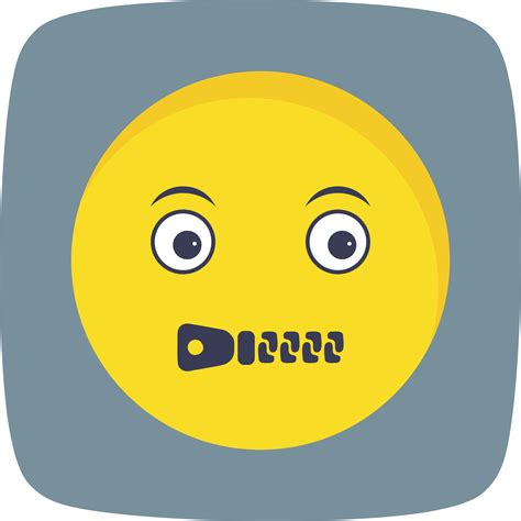 Mute Emoji Vector Icon 379006 Vector Art At Vecteezy