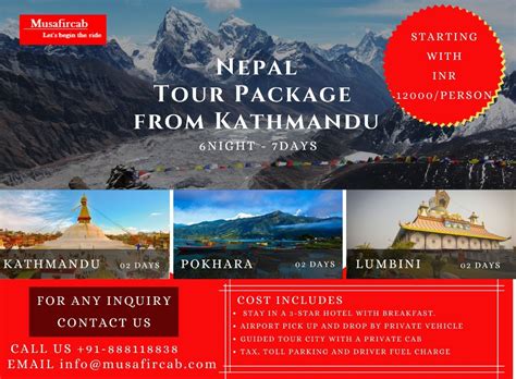 nepal tour package from kathmandu at best price in gorakhpur