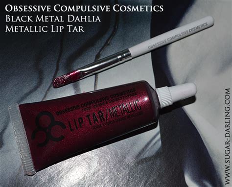 Obsessive Compulsive Cosmetics Black Metal Dahlia Lip Tar Review And