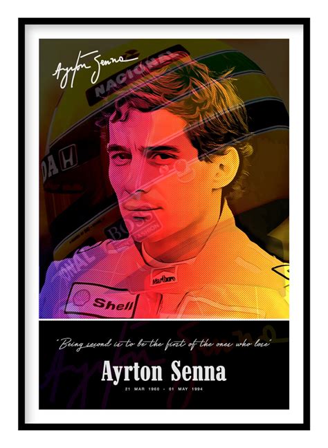 Ayrton Senna Poster Ayrton Senna Print Formula 1 Art Etsy