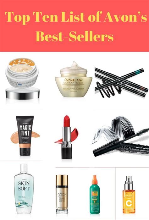 Top Ten List Of Avons Best Sellers Avon Lipstick Affordable Beauty Products Skin So Soft