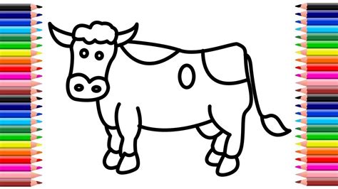 Como Dibujar Una Vaca Youtube