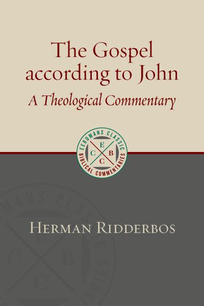 Eerdmans Classic Biblical Commentaries John Ridderbos Ecbc Olive