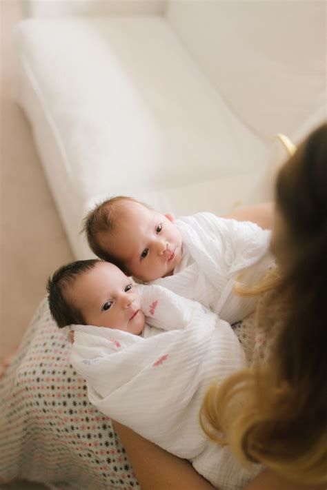 Newborn Baby Girl Twins In Hospital Just Born Newborn Baby