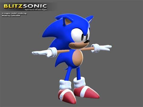 New Sonic Model Image Indiedb