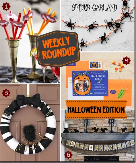 Weekly Roundup From Fab Blogs Halloween Edition Unique Party Ideas