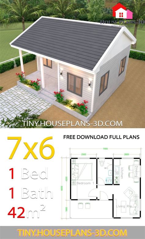 House Design Plans 55x65 With One Bedroom Gable Roof Sam House