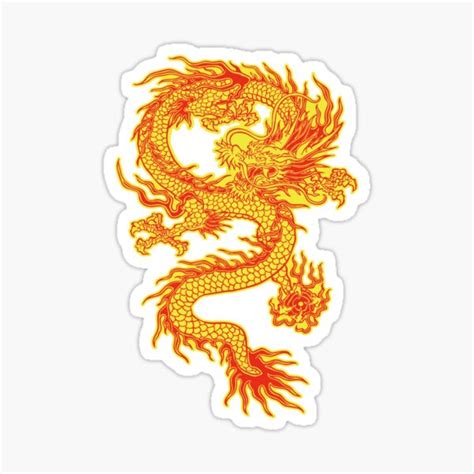 Chinese Dragon Stickers Redbubble