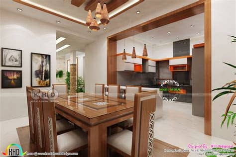 See more of small indian kitchen design on facebook. Dining with open kitchen and living room - Kerala home ...