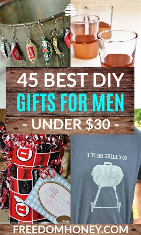 45 Easy And Inexpensive DIY Gifts For Men Freedom Honey Diy Gifts