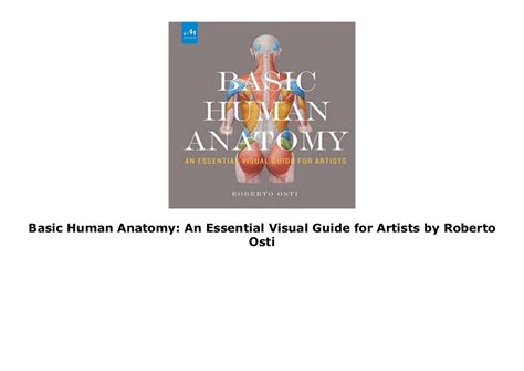 Basic Human Anatomy An Essential Visual Guide For Artists By Roberto Osti