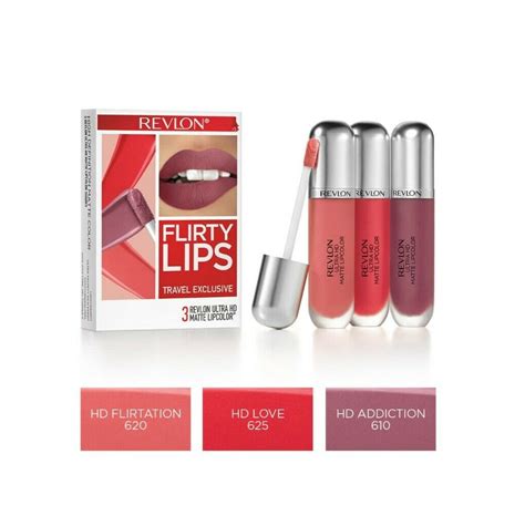Revlon Flirty Lips 3 Ultra Hd Matte Lipcolor Hd Flirtation Hd Love Hd Addition Walmart Canada