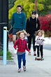 olivia wilde enjoys some fun time with her kids at a local park in los ...